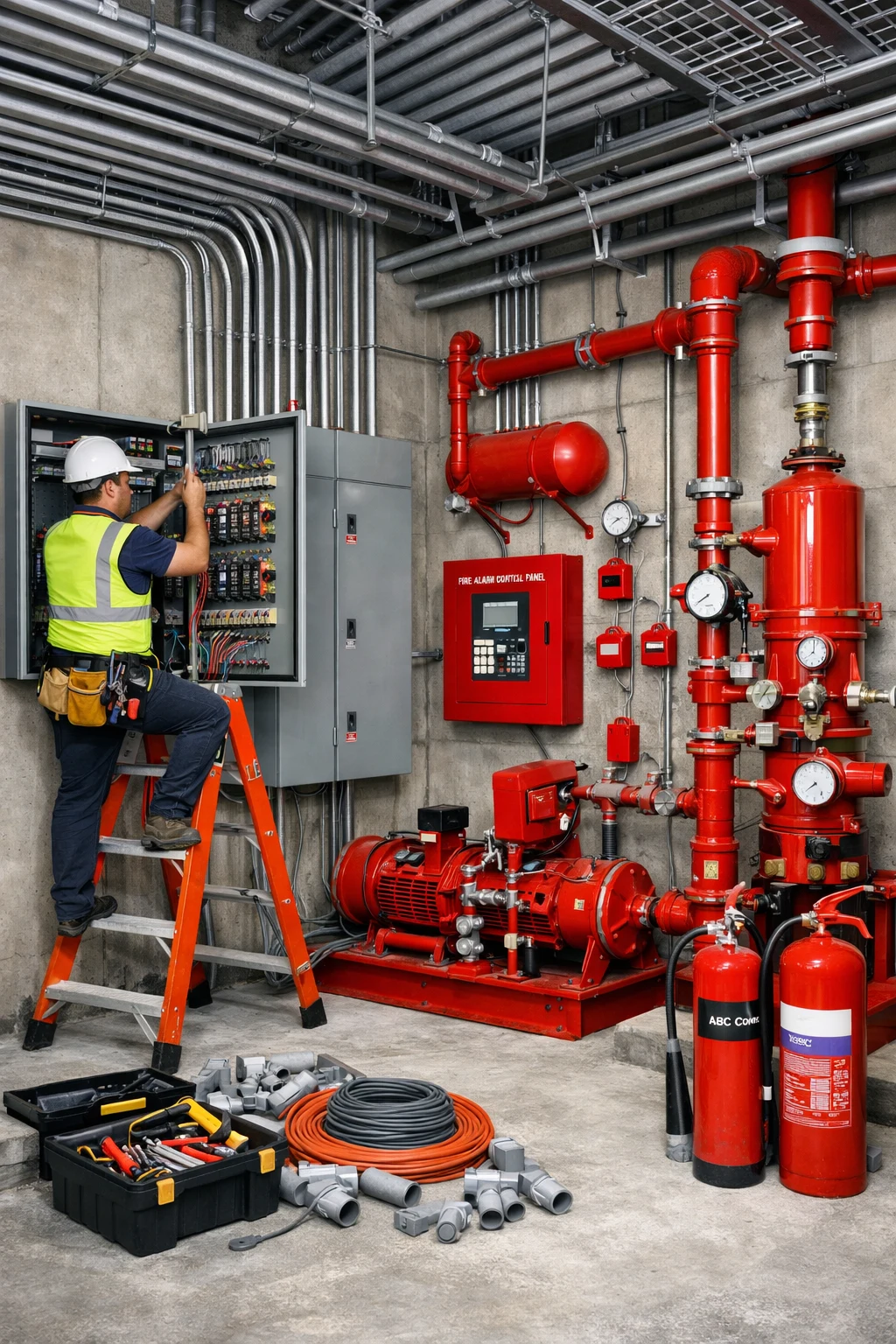 Firefighting installation